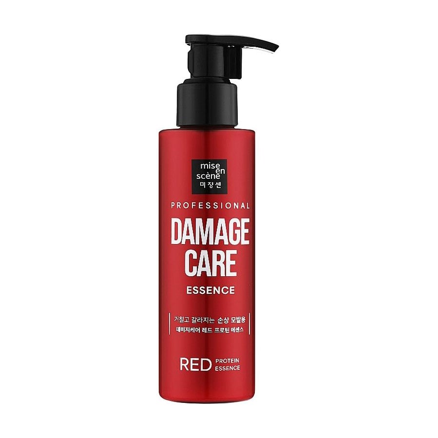 Есенція Mise En Scene Damage Care Red Protein Hair Cream Essence для пошкодженого волосся, 140 мл